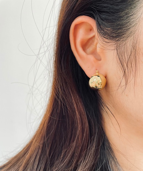 LA VORAGINE(ラ ヴォラジネ)の「ポスト:925シルバー ピアス(ピアス(両耳用)・レディース・A/ゴールド/シルバー/B/C・FREE)」の3枚目の写真