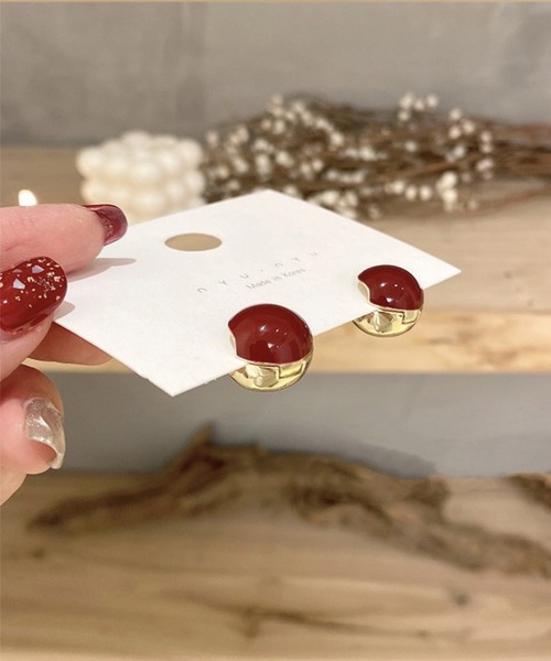 LA VORAGINE(ラ ヴォラジネ)の「ポスト:925シルバー ピアス(ピアス(両耳用)・レディース・A/ゴールド/シルバー/B/C・FREE)」の6枚目の写真