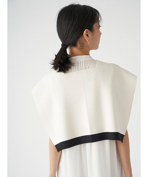 SNIDEL（スナイデル）の「オーバーショルダーニット（ストール/ショール・レディース・ホワイト/イエロー/その他・FREE）」の15枚目の写真