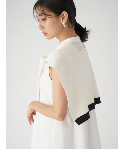 SNIDEL（スナイデル）の「オーバーショルダーニット（ストール/ショール・レディース・ホワイト/イエロー/その他・FREE）」の16枚目の写真