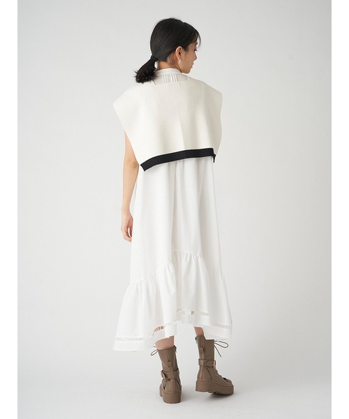 SNIDEL（スナイデル）の「オーバーショルダーニット（ストール/ショール・レディース・ホワイト/イエロー/その他・FREE）」の18枚目の写真