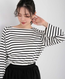 fifth | ボートネックボーダーカットソー(Tシャツ/カットソー)