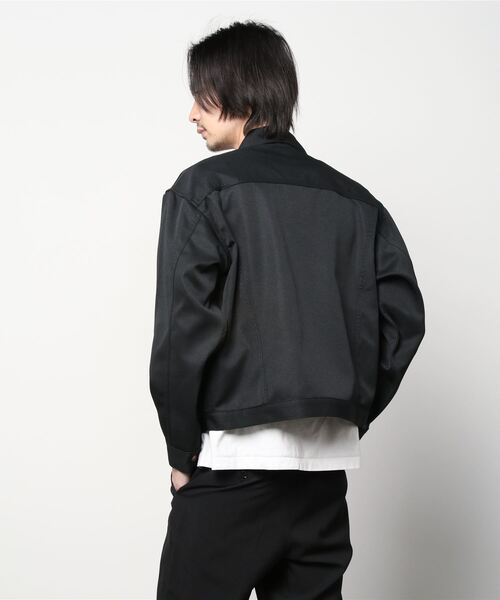 Wrangler（ラングラー）の「【Wrangler】polyester twill rad jacket/ラングラー ポリツイル ラッド ジャケット（ブルゾン・メンズ・ブラック/ブラウン/オフホワイト・M/L/XL）」の11枚目の写真