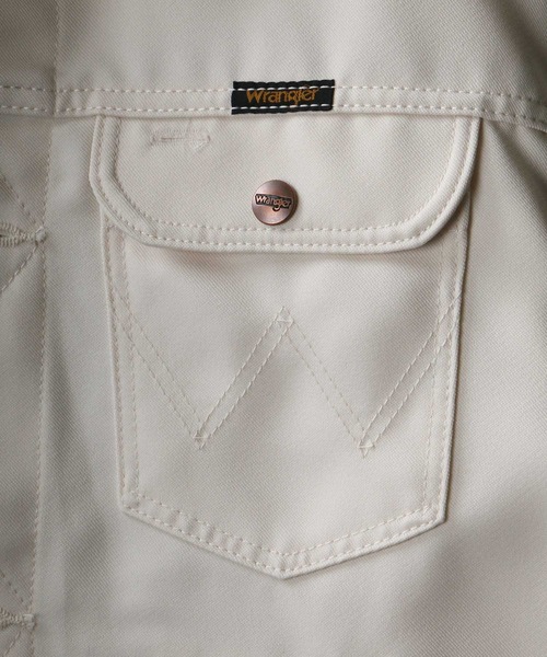 Wrangler（ラングラー）の「【Wrangler】polyester twill rad jacket/ラングラー ポリツイル ラッド ジャケット（ブルゾン・メンズ・ブラック/ブラウン/オフホワイト・M/L/XL）」の5枚目の写真