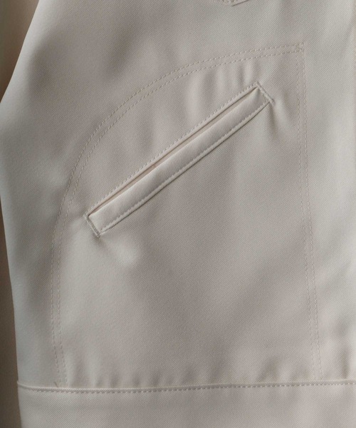 Wrangler（ラングラー）の「【Wrangler】polyester twill rad jacket/ラングラー ポリツイル ラッド ジャケット（ブルゾン・メンズ・ブラック/ブラウン/オフホワイト・M/L/XL）」の6枚目の写真