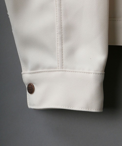 Wrangler（ラングラー）の「【Wrangler】polyester twill rad jacket/ラングラー ポリツイル ラッド ジャケット（ブルゾン・メンズ・ブラック/ブラウン/オフホワイト・M/L/XL）」の8枚目の写真