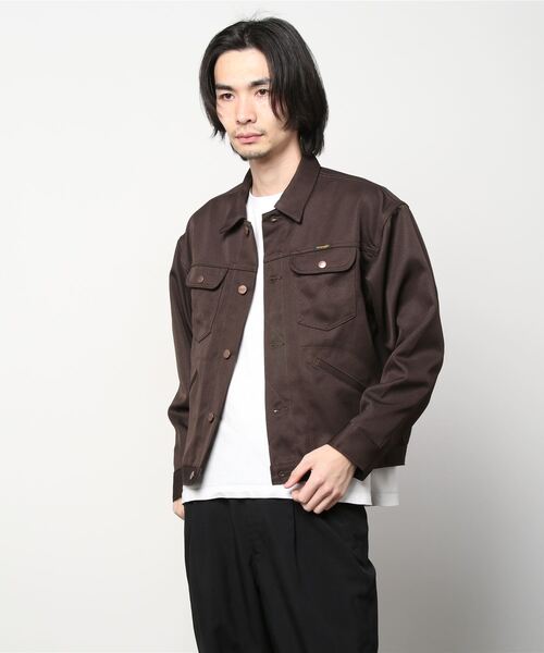 Wrangler（ラングラー）の「【Wrangler】polyester twill rad jacket/ラングラー ポリツイル ラッド ジャケット（ブルゾン・メンズ・ブラック/ブラウン/オフホワイト・M/L/XL）」の15枚目の写真