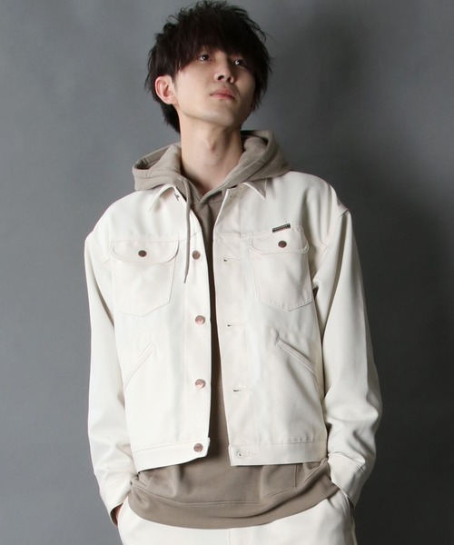 Wrangler（ラングラー）の「【Wrangler】polyester twill rad jacket/ラングラー ポリツイル ラッド ジャケット（ブルゾン・メンズ・ブラック/ブラウン/オフホワイト・M/L/XL）」の20枚目の写真