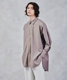 tk.TAKEO KIKUCHI | インバーテッドスリーブバックボタンシャツ（ユニセックスアイテム）(シャツ/ブラウス)