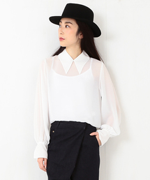 Ray BEAMS | 【RBS / シフォンロングカラー ブラウス】(シャツ/ブラウス)