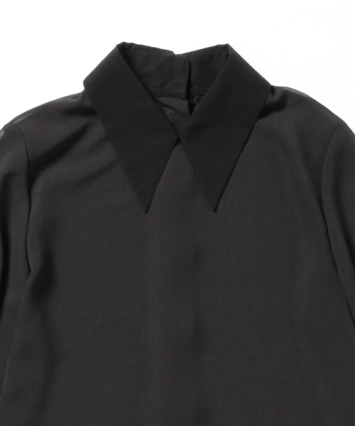 Ray BEAMS（レイビームス）の「RBS / シフォンロングカラー ブラウス（シャツ/ブラウス・レディース・ホワイト/ブラック・0/1）」の20枚目の写真