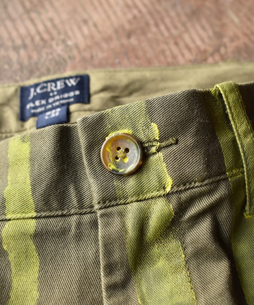 J.CREW(ジェイクルー)の「【ヴィンテージ古着】J.CREW / ジェイクルー ハンドペイント コットンパンツ(その他パンツ・メンズ・カーキ・29)」の9枚目の写真