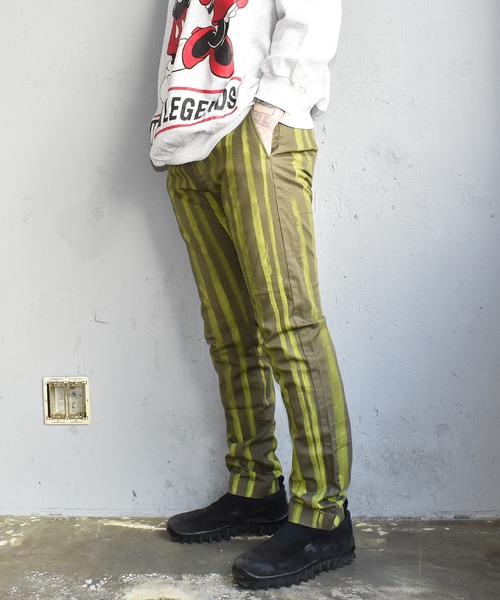 J.CREW(ジェイクルー)の「【ヴィンテージ古着】J.CREW / ジェイクルー ハンドペイント コットンパンツ(その他パンツ・メンズ・カーキ・29)」の8枚目の写真