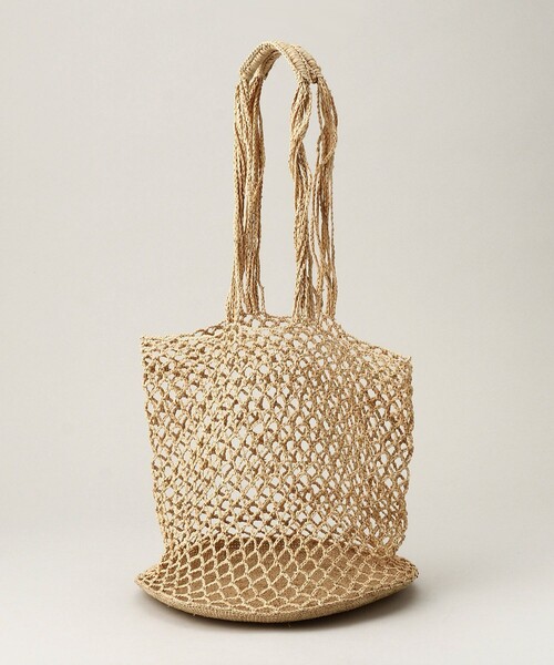 Aresense（アーセンス）の「MADEINMADA/メイドインマダ HOLY BAG/ホリーバッグ（かごバッグ・レディース・オレンジ/グリーン/ナチュラル・ﾌﾘ-）」の4枚目の写真