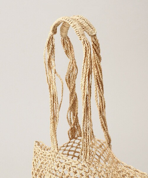 Aresense（アーセンス）の「MADEINMADA/メイドインマダ HOLY BAG/ホリーバッグ（かごバッグ・レディース・オレンジ/グリーン/ナチュラル・ﾌﾘ-）」の6枚目の写真