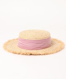 GRIN BUDDY | 【GRIN BUDDY/グリンバディ】【キッズ】フリンジリボンカンカン帽/Raffia Tulle Hat(ハット)