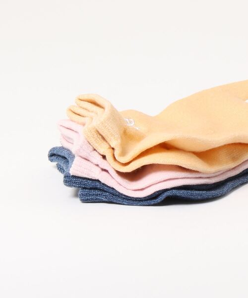 Lee（リー）の「Lee/リー ブランド ロゴ刺繍 レディース スニーカー ソックス 靴下 3足セット（ソックス/靴下・レディース・マルチ・23cm～25cm）」の2枚目の写真