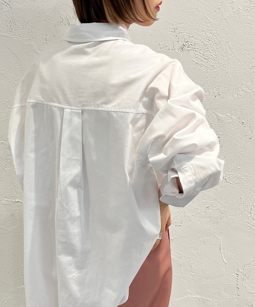 apres jour mignon（アプレジュールミニョン）の「オックスクロスシャツ【ZOZOTOWN限定アイテム】（シャツ/ブラウス・レディース・ピンク/オフホワイト/ブルー・フリー/X-LARGE）」の9枚目の写真