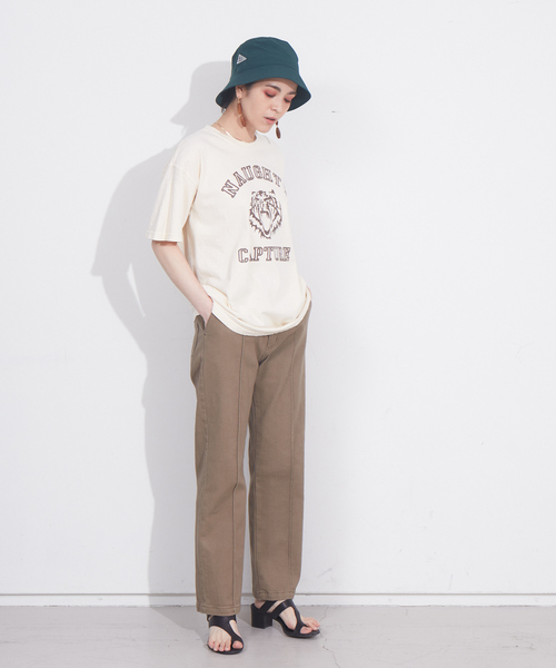 KELTY(ケルティ)の「【KELTY別注】ワンポイント配色バケットハット(ハット・レディース・ライトグレー/ベージュ/ブラック/グリーン・フリー)」の11枚目の写真