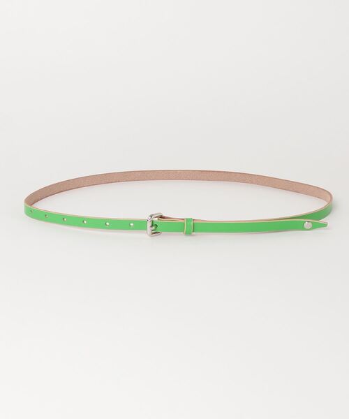 MASTER&Co（マスターアンドコー）の「MASTER & CO./マスターアンドコー　NEON LEATHER BELT　ベルト（ベルト・レディース・グリーン/ピンク・32）」の2枚目の写真