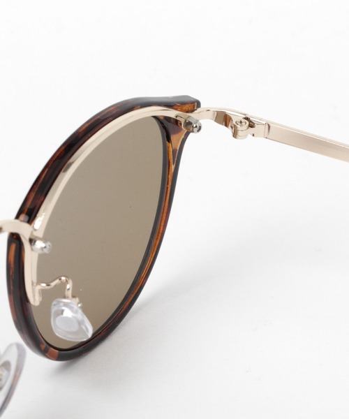 LAKOLE(ラコレ)の「レトロコンビサングラス / 272963(サングラス・メンズ・ブラウン/その他3/ブラック/その他4・FREE)」の10枚目の写真