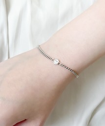 THEATER（シアター）の「THEATER シアター  スマイルデザイン喜平チェーンブレスレット（ブレスレット）」