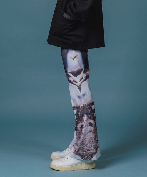 NON TOKYO/ノントーキョー/リブフレアパンツ NONTOKYO