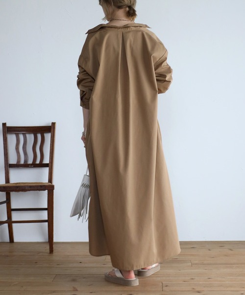 カシュクール2WAYシャツワンピース セール】カシュクール2wayシアーオーバーシャツ（シャツ