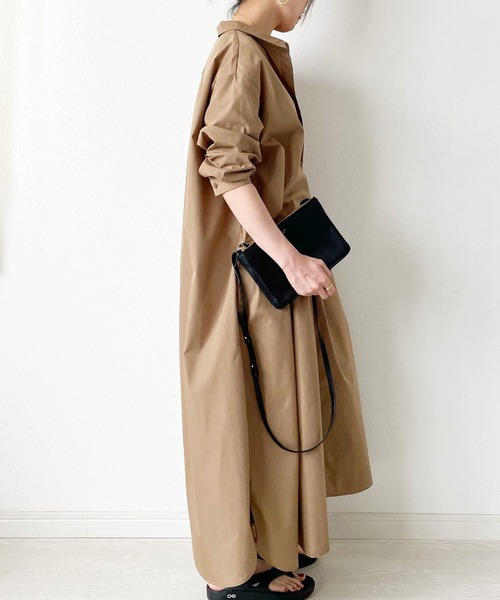 カシュクール2WAYシャツワンピース セール】カシュクール2wayシアーオーバーシャツ（シャツ