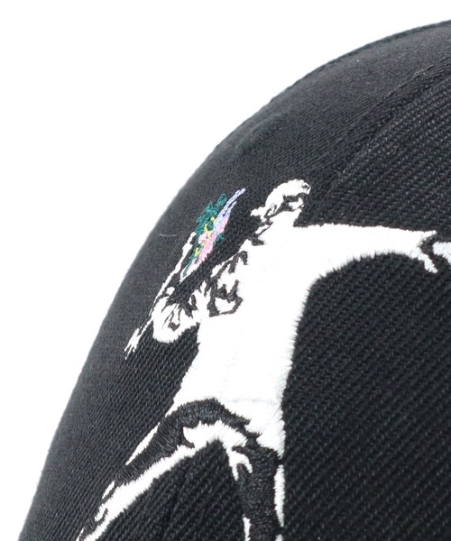 ONSPOTZ（オンスポッツ）の「ブランダライズド バンクシー キャップ ONSPOTZ別注（キャップ・メンズ・ブラック/ブラック系その他/ブラック系その他2/ブラック系その他3・FREE）」の6枚目の写真