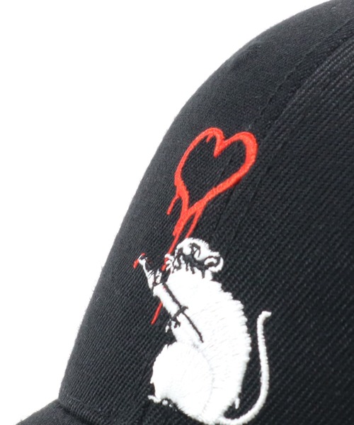 ONSPOTZ（オンスポッツ）の「ブランダライズド バンクシー キャップ ONSPOTZ別注（キャップ・メンズ・ブラック/ブラック系その他/ブラック系その他2/ブラック系その他3・FREE）」の16枚目の写真