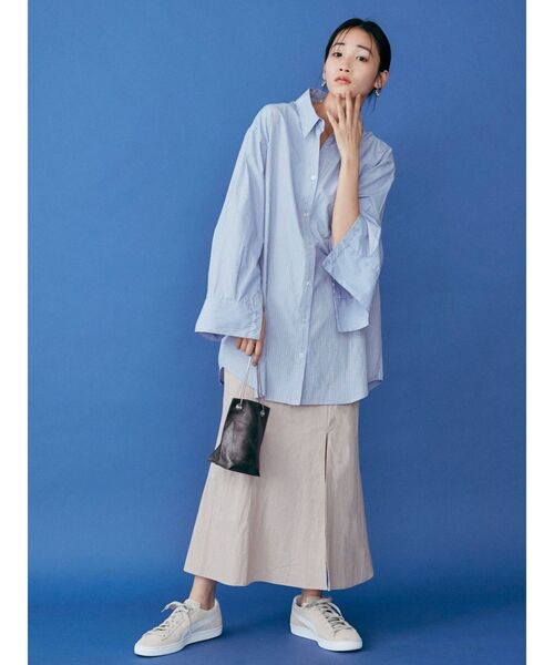 MURUA（ムルーア）の「ワイドスリーブオーバーシャツ（シャツ/ブラウス・レディース・ホワイト/イエロー/その他1・FREE）」の15枚目の写真