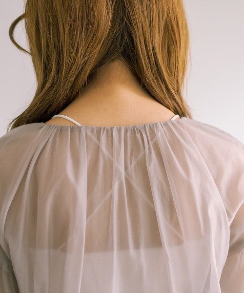 OLIVE des OLIVE（オリーブデオリーブ）の「ボリュームシアブルゾン（ブルゾン・レディース・オフホワイト/グレイッシュベージュ・FREE）」の18枚目の写真