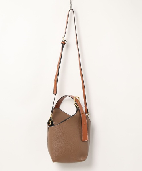 apres jour clair（アプレジュールクレア）の「【apres jour clair×ARIAZ】２WAYワンハンドルショルダーバッグ（ハンドバッグ・レディース・ダークブラウン/アイボリー/ベージュ・FREE）」の6枚目の写真