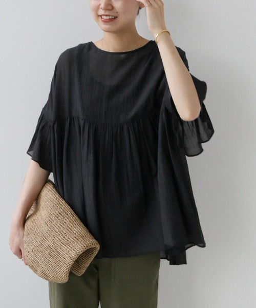 JOURNAL STANDARD relume - mana様　レーヨンコットンボイルボリュームギャザープルオーバー JOURNAL STANDARD relume（ジャーナルスタンダード レリューム