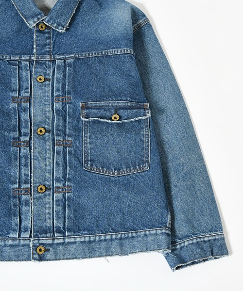 ATTICK BY JOHNBULL デニムジャケット Attick by Johnbull】デニムトラッカージャケット