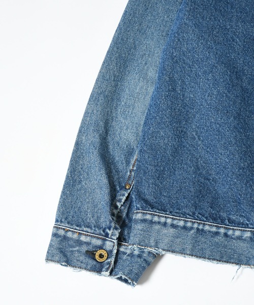 Attick by Johnbull(アティックバイジョンブル)の「【Attick by Johnbull】デニムトラッカージャケット(デニムジャケット・メンズ・ライトインディゴブルー・FREE)」の11枚目の写真