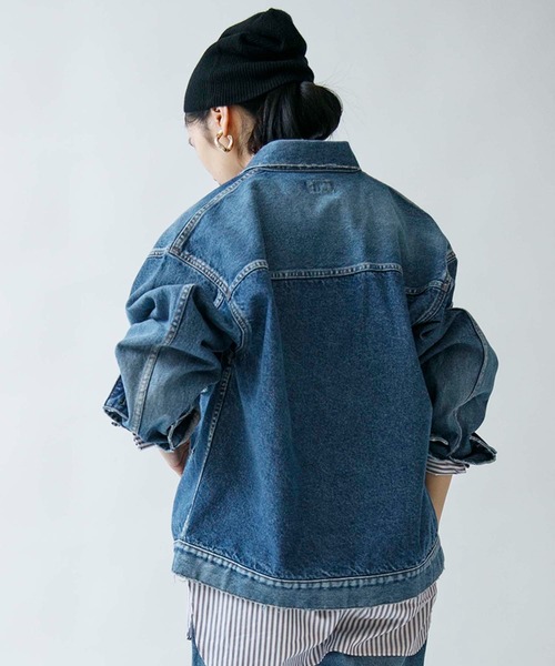 Attick by Johnbull】デニムトラッカージャケット