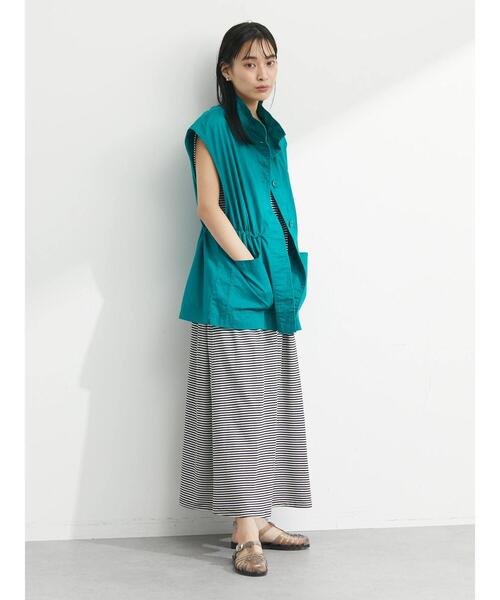 Sugar spoon（シュガースプーン）の「・SUGAR SPOON カタタックボーダーワンピース（ワンピース・レディース・ピンク/ブラック/グリーン・FREE）」の10枚目の写真