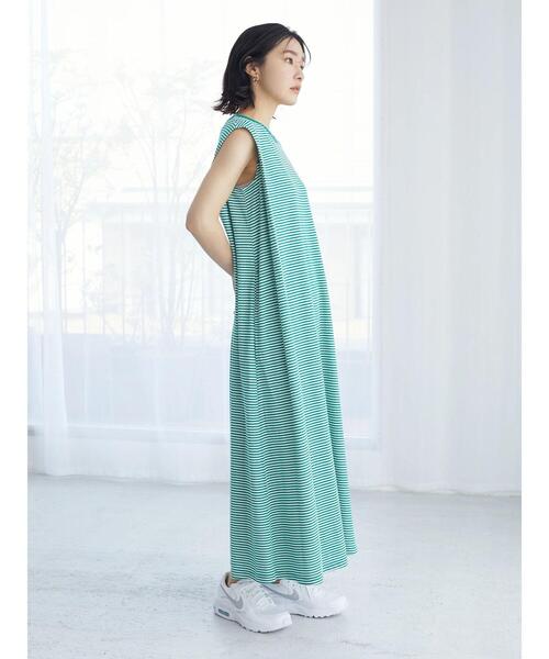 Sugar spoon（シュガースプーン）の「・SUGAR SPOON カタタックボーダーワンピース（ワンピース・レディース・ピンク/ブラック/グリーン・FREE）」の14枚目の写真