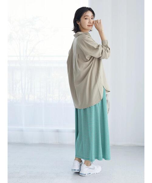 Sugar spoon（シュガースプーン）の「・SUGAR SPOON カタタックボーダーワンピース（ワンピース・レディース・ピンク/ブラック/グリーン・FREE）」の17枚目の写真