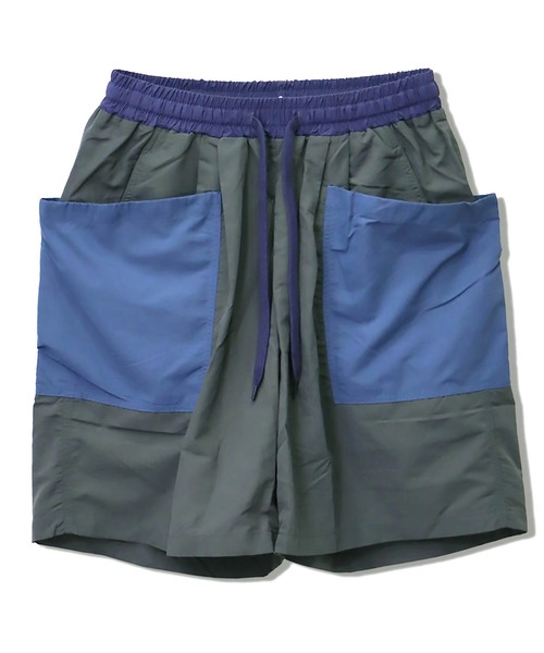 CORISCO(コリスコ)の「水陸両用 ナイロンガーデニングショーツ(M1)(その他パンツ・メンズ・チャコールグレー/ブラック/ダークグリーン/ベージュ/パープル/オリーブ/イエロー/オレンジ/その他1/その他2/ブルー系その他・MEDIUM/LARGE/X-LARGE)」の10枚目の写真