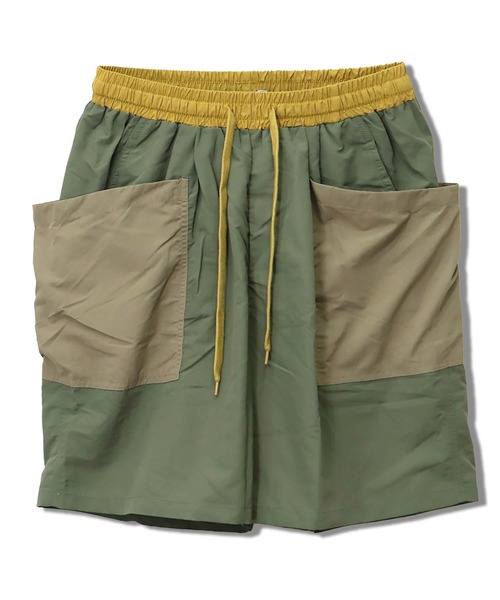 CORISCO(コリスコ)の「水陸両用 ナイロンガーデニングショーツ(M1)(その他パンツ・メンズ・チャコールグレー/ブラック/ダークグリーン/ベージュ/パープル/オリーブ/イエロー/オレンジ/その他1/その他2/ブルー系その他・MEDIUM/LARGE/X-LARGE)」の11枚目の写真