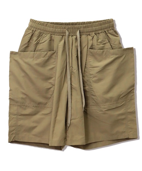 CORISCO(コリスコ)の「水陸両用 ナイロンガーデニングショーツ(M1)(その他パンツ・メンズ・チャコールグレー/ブラック/ダークグリーン/ベージュ/パープル/オリーブ/イエロー/オレンジ/その他1/その他2/ブルー系その他・MEDIUM/LARGE/X-LARGE)」の4枚目の写真
