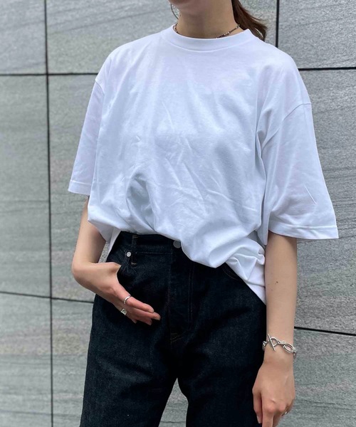 Printstar（プリントスター）の「Printstar / 5.6オンス ヘビーウェイトビッグＴシャツ / 00113-BCV（Tシャツ/カットソー・メンズ・ホワイト/ブラック/ベージュ/カーキ/ピンク/ブルー・SMALL/MEDIUM/X-LARGE/LARGE）」の2枚目の写真