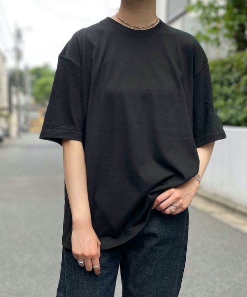Printstar（プリントスター）の「Printstar / 5.6オンス ヘビーウェイトビッグＴシャツ / 00113-BCV（Tシャツ/カットソー・メンズ・ホワイト/ブラック/ベージュ/カーキ/ピンク/ブルー・SMALL/MEDIUM/X-LARGE/LARGE）」の3枚目の写真