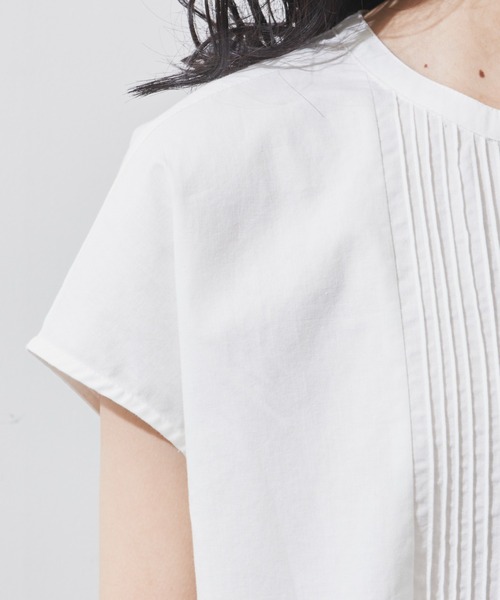 Libra Cue（リブラ キュー）の「フレンチスリーブピンタックブラウス（シャツ/ブラウス・レディース・ホワイト/ブラック/レッド・FREE）」の15枚目の写真