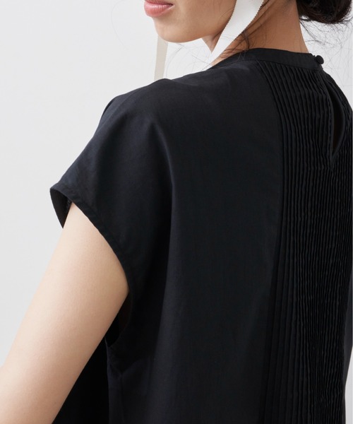 Libra Cue（リブラ キュー）の「フレンチスリーブピンタックブラウス（シャツ/ブラウス・レディース・ホワイト/ブラック/レッド・FREE）」の18枚目の写真