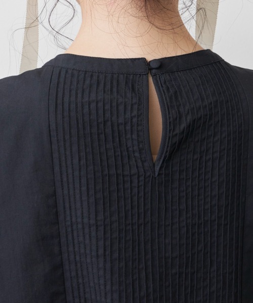 Libra Cue（リブラ キュー）の「フレンチスリーブピンタックブラウス（シャツ/ブラウス・レディース・ホワイト/ブラック/レッド・FREE）」の7枚目の写真