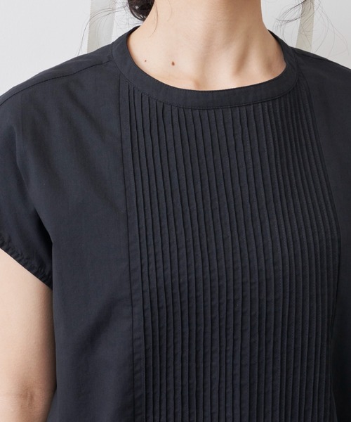 Libra Cue（リブラ キュー）の「フレンチスリーブピンタックブラウス（シャツ/ブラウス・レディース・ホワイト/ブラック/レッド・FREE）」の12枚目の写真